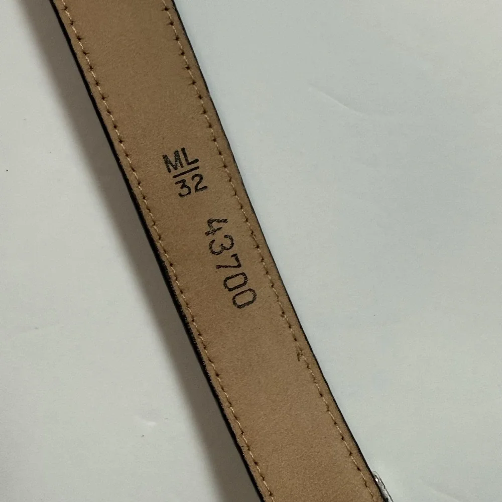 Brighton Belt Womens Small 32 Brown Red Black Croc‎ Skin Leather Western